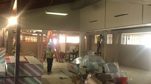 Annex construction photo